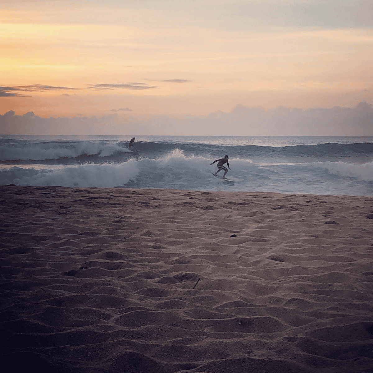Sunset Beach surfers