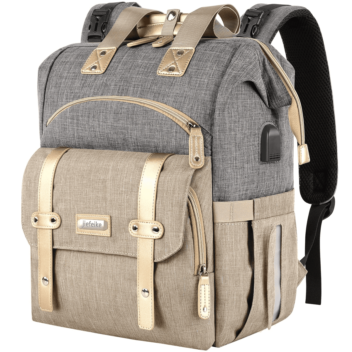 Jiefeike Diaper bag backpack image from Amazon
