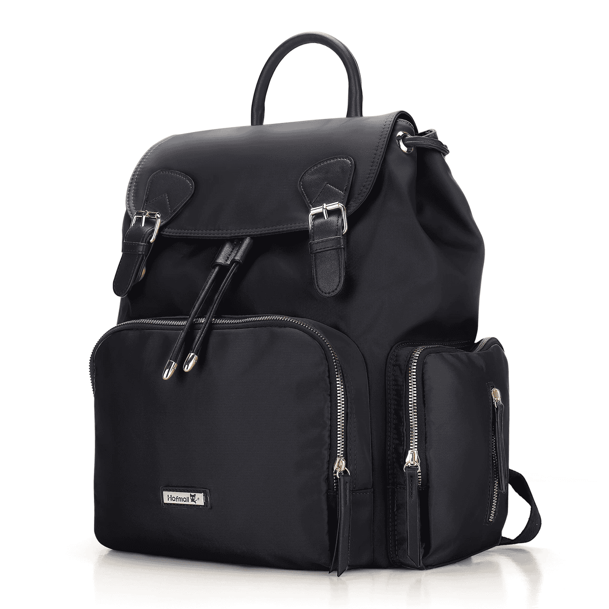 hafmall diaper back backpack in black