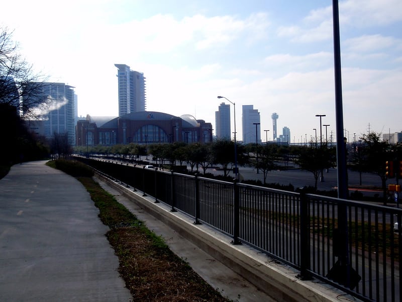 katy trail near American Airlines Center