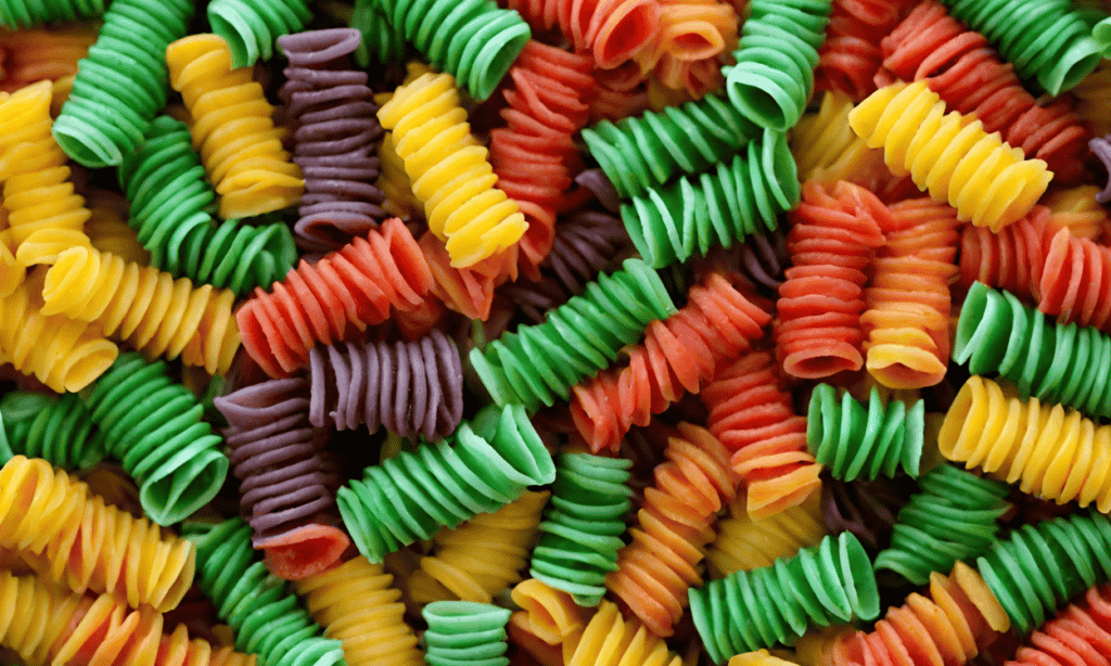 colorful pasta