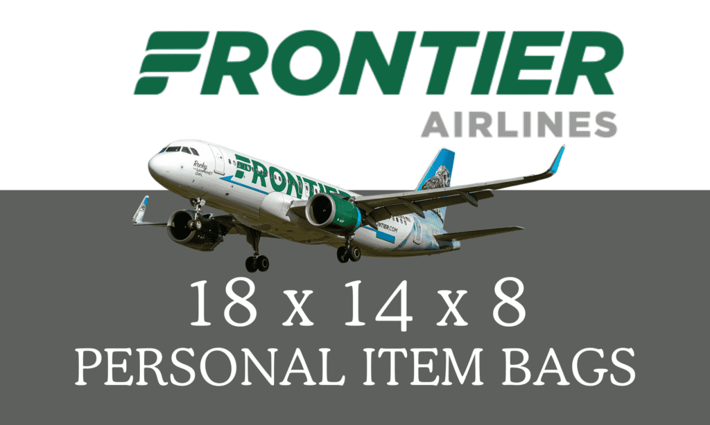 frontier airlines personal item
