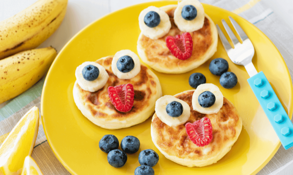 funny face pancakes