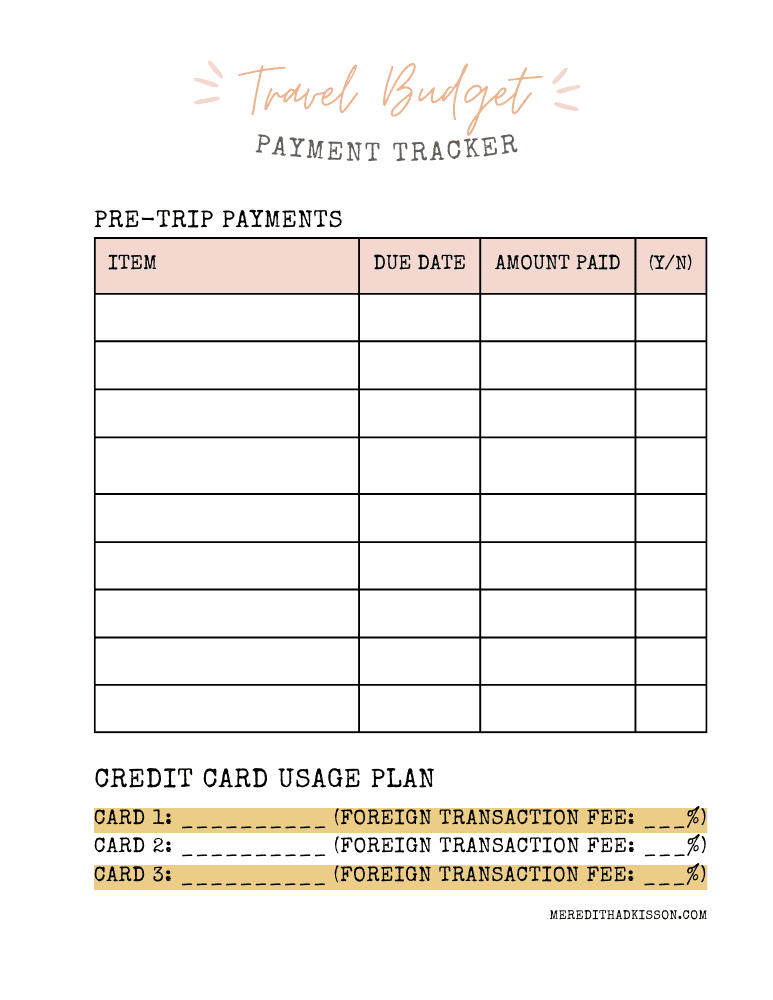 payment tracker