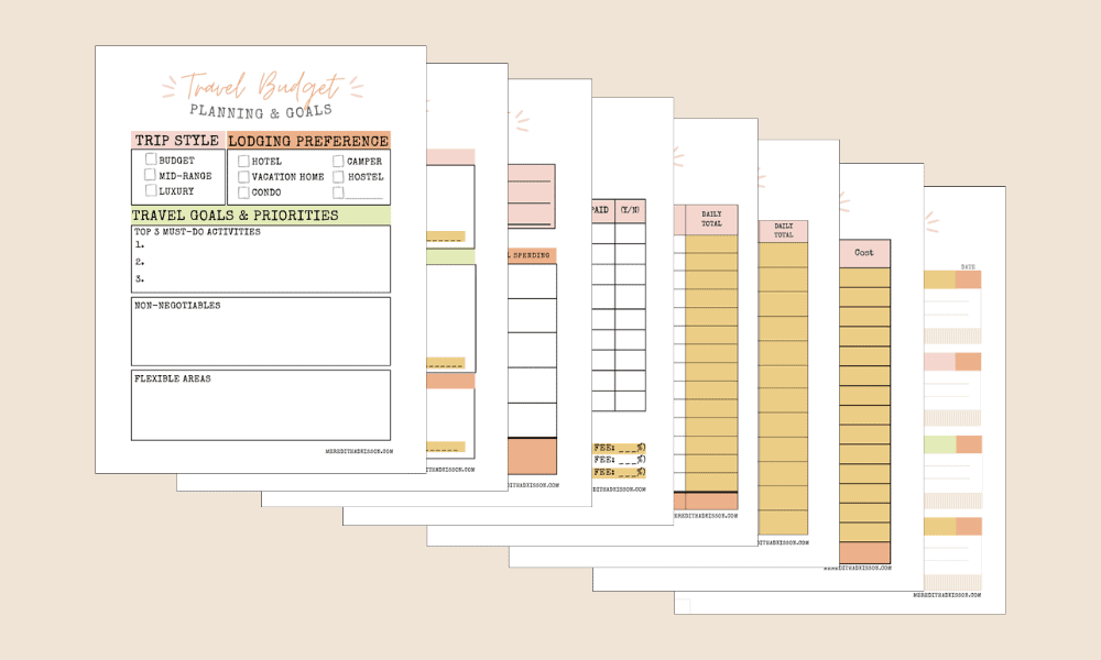 travel budget planner