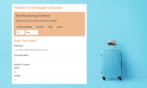 flexible travel budget calculator