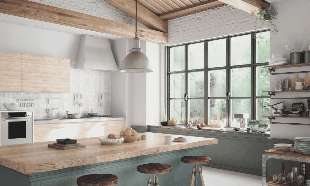big kitchen