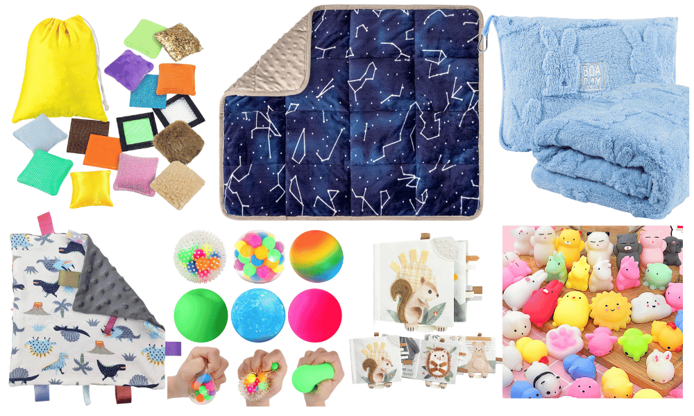 tactile items for sensory kit